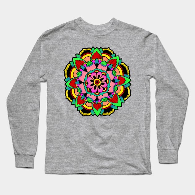 mandala Long Sleeve T-Shirt by TimPangburn